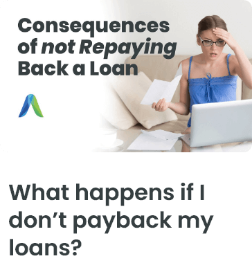 What happens if I don't payback my loans?